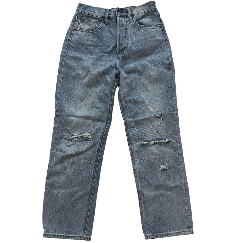 Denim Forum Joni High Rise Loose Picture This Bleu